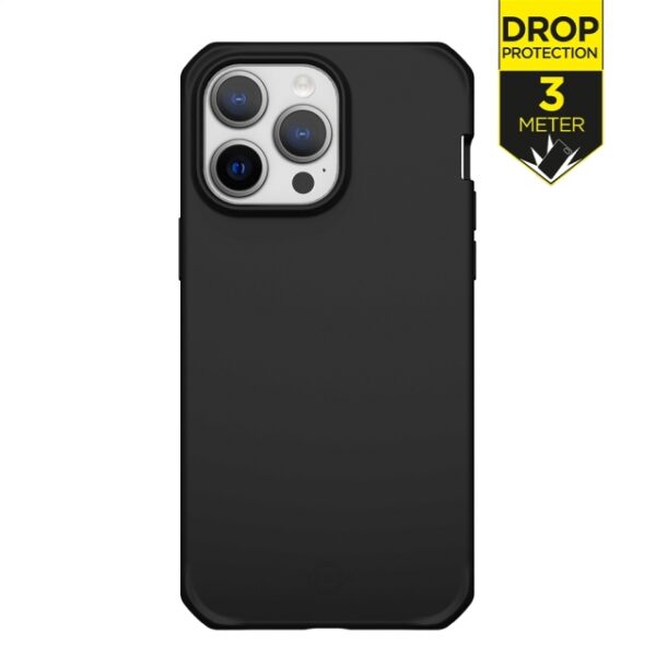 ITSKINS Level 2 SpectrumSolid_R for Apple iPhone 14 Pro Max Plain Black